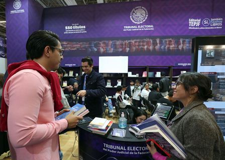 Presentó TEPJF 26 novedades editoriales en la Feria Internacional del Libro de Guadalajara 2024