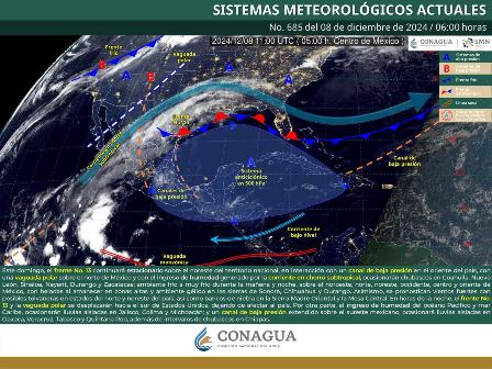 Dejará Frente Frío número 13 de afectar al país