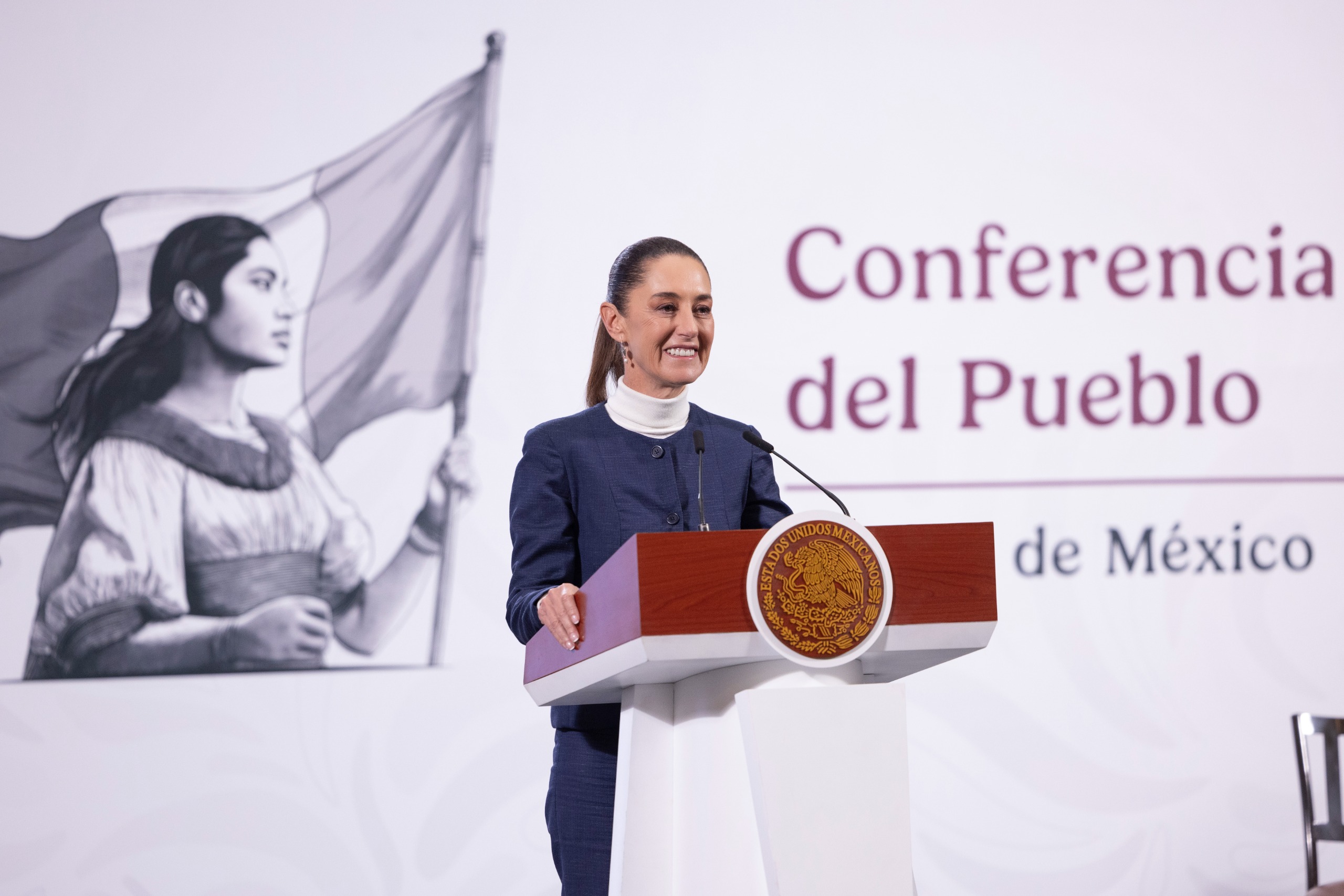 Lunes del 3 de febrero de 2025 Conferencia de prensa de la presidenta Claudia Sheinbaum Pardo Versión estenográfica.