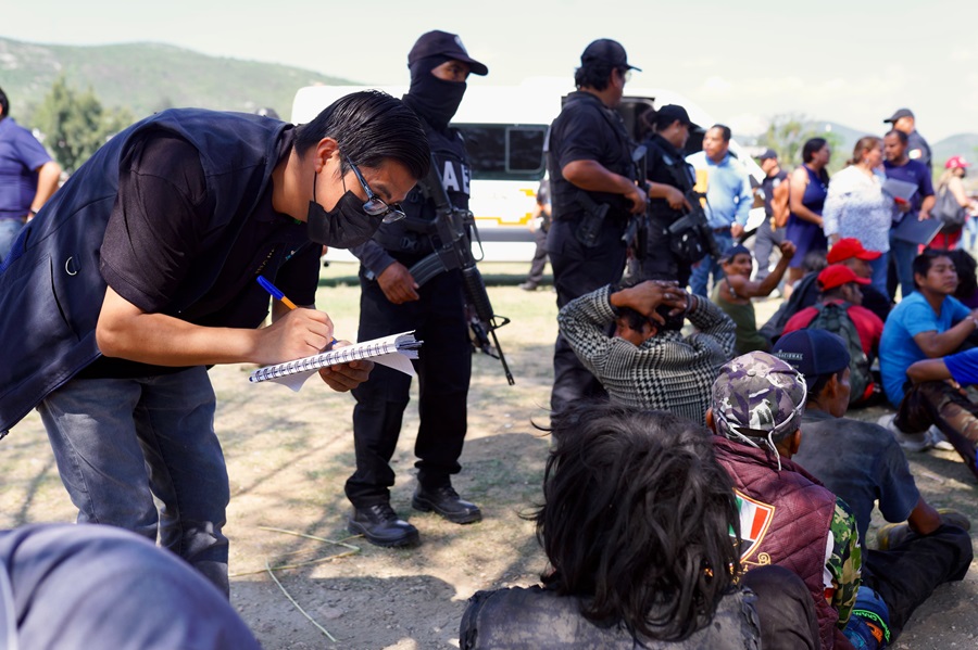 Logra Operación Pescador concentrar a 274 personas en Oaxaca de Juárez