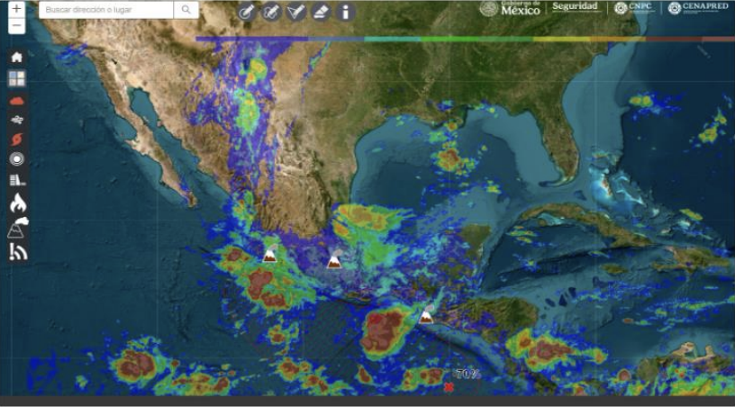 Emite Protección Civil recomendaciones por Onda Tropical 5 y baja presión con potencial ciclónico
