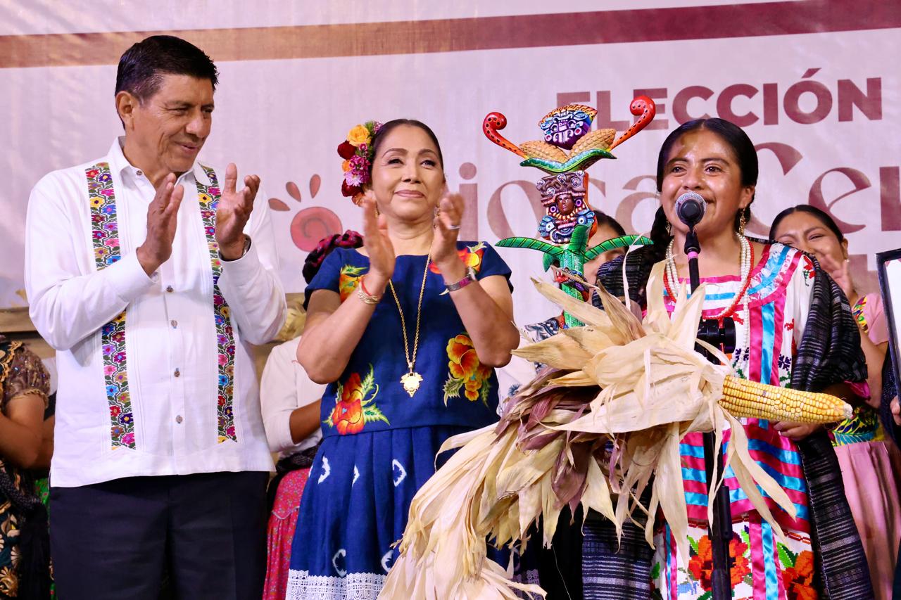 Patricia Casiano Zaragoza, de Huautla de Jiménez, electa diosa Centéotl 2025