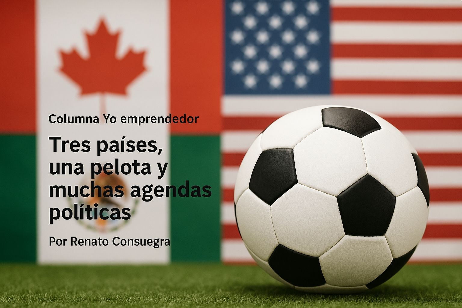 Tres países, una pelota y muchas agendas políticas