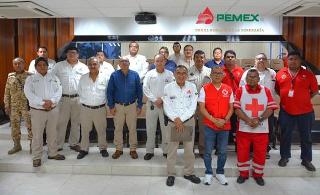 Celebra Pemex tercera sesión del Grupo Regional de Atención y Manejo de Emergencias Istmo 2025