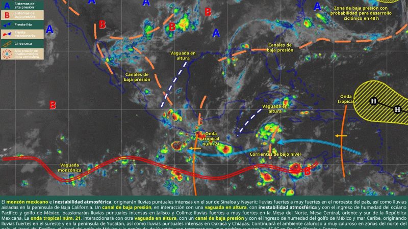 Prevén tormentas eléctricas