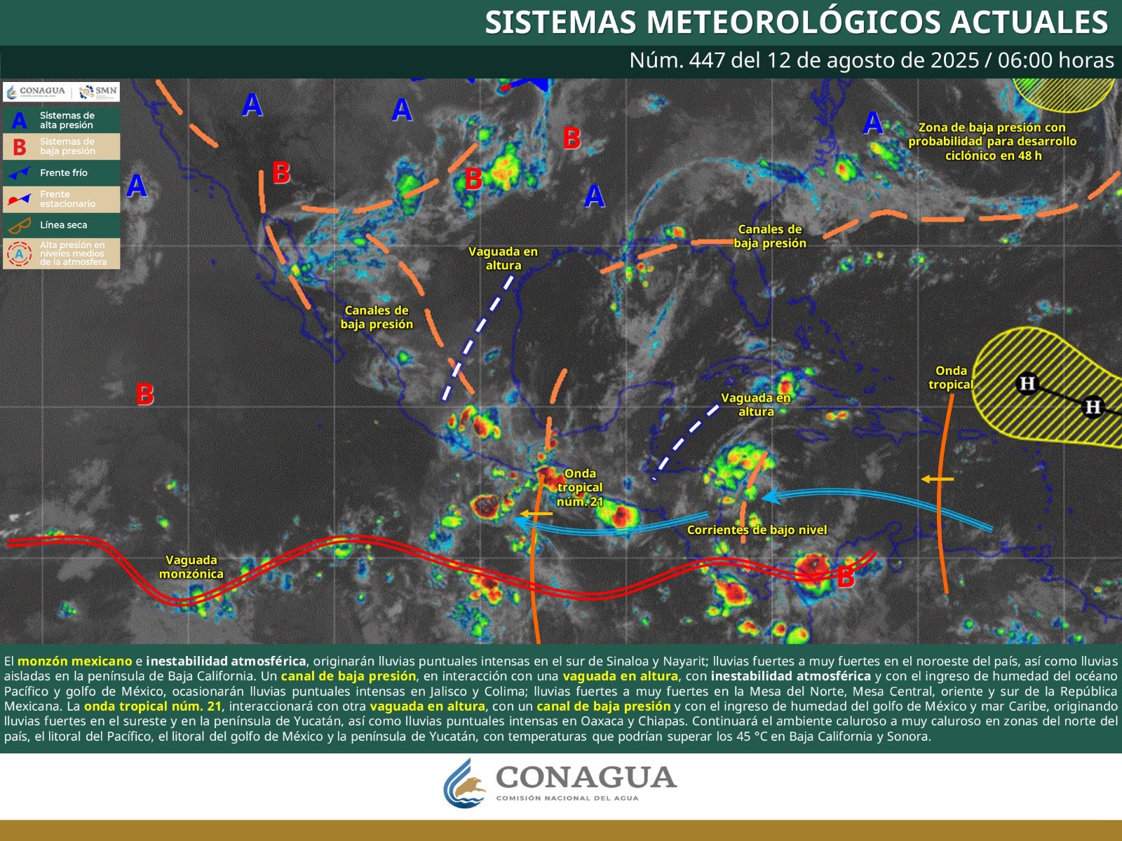 Prevén tormentas eléctricas, rachas de viento y posible granizo en Oaxaca