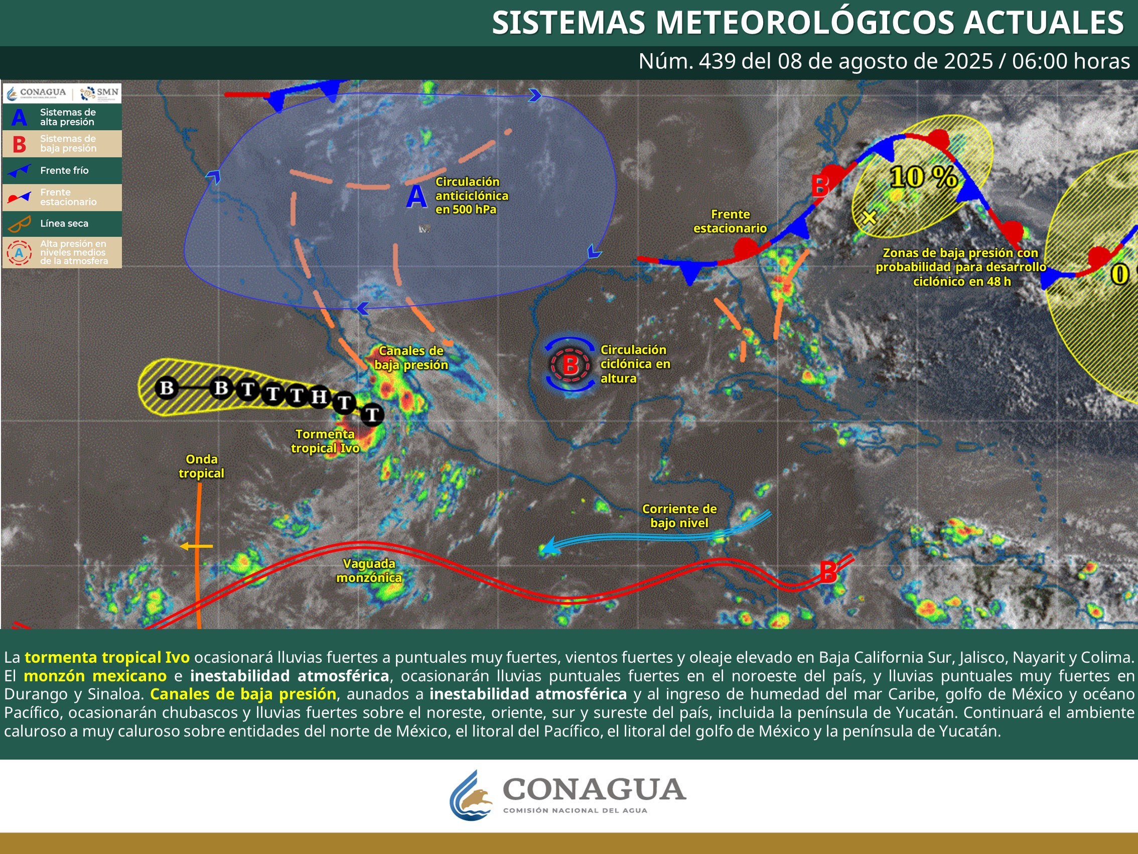 Prevén condiciones estables y disminución de lluvias en Oaxaca