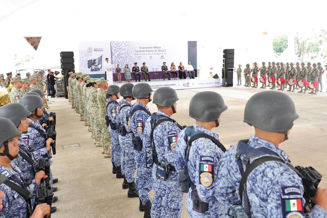 Con gran afluencia y cercanía con el pueblo, culmina exposición “La Gran Fuerza de México” en Oaxaca