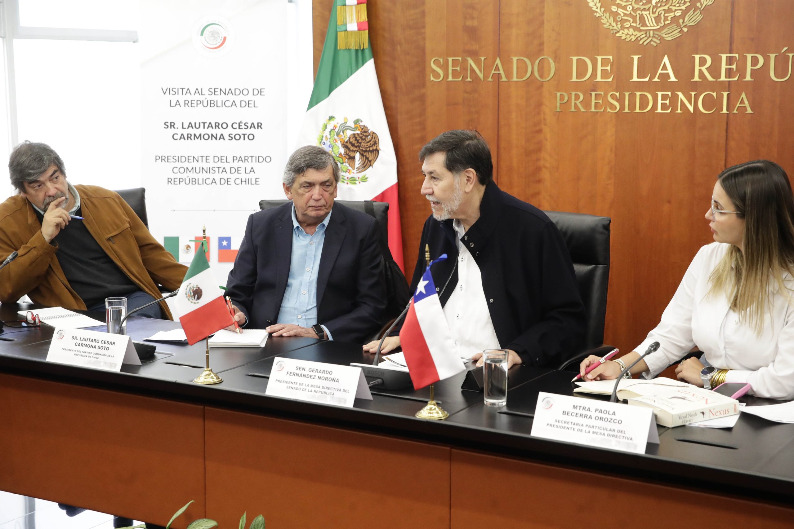 Abordan Fernández Noroña y Carmona Soto elección del Poder Judicial y panorama internacional