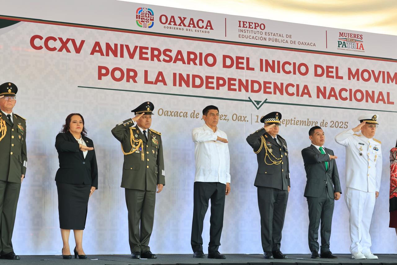 Libertad y justicia en el 215 Aniversario del Inicio de la Independencia Nacional: Jara Cruz