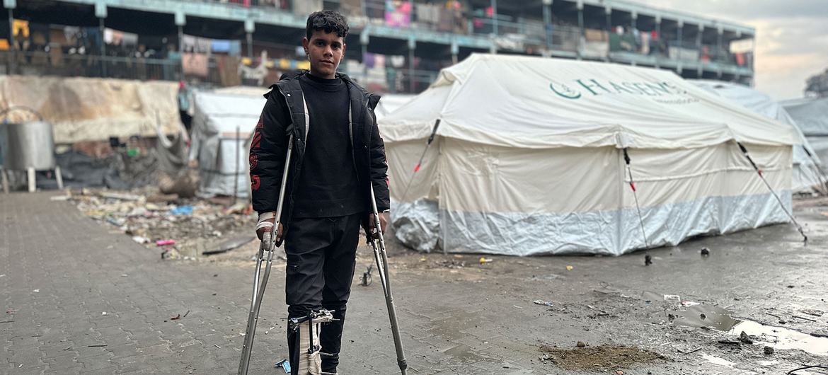 Decenas de miles de niños han quedado discapacitados en los casi dos años de guerra