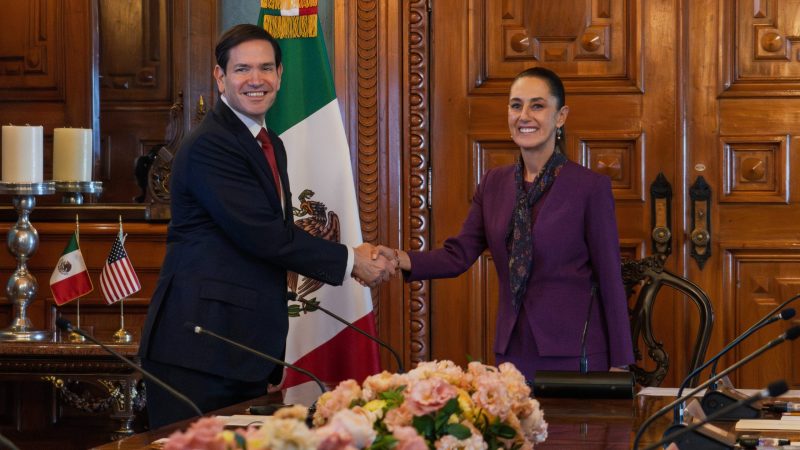 Reunión presidenta Sheinbaum con el secretario de Estado de los Estados Unidos, Marco Rubio