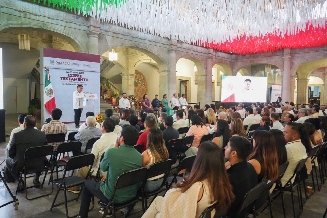 Inicia en Oaxaca “Septiembre Mes del testamento” con la meta de superar dos mil documentos