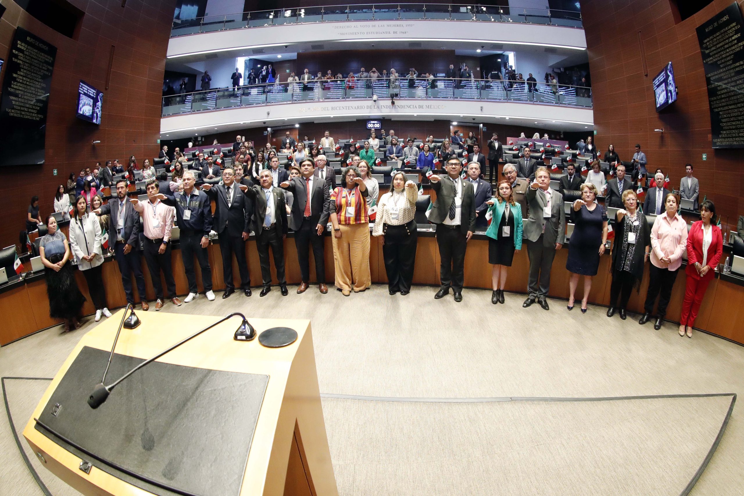 Rinden protesta consejeras y consejeros honoríficos del Consejo Nacional Ciudadano del SNBP