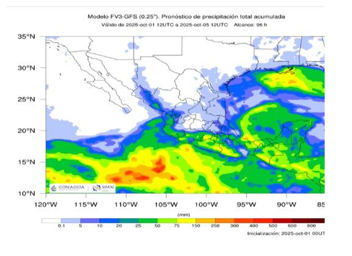 Emite Protección Civil recomendaciones por temporal lluvioso en Istmo, Costa, Sierra Sur y Mixteca