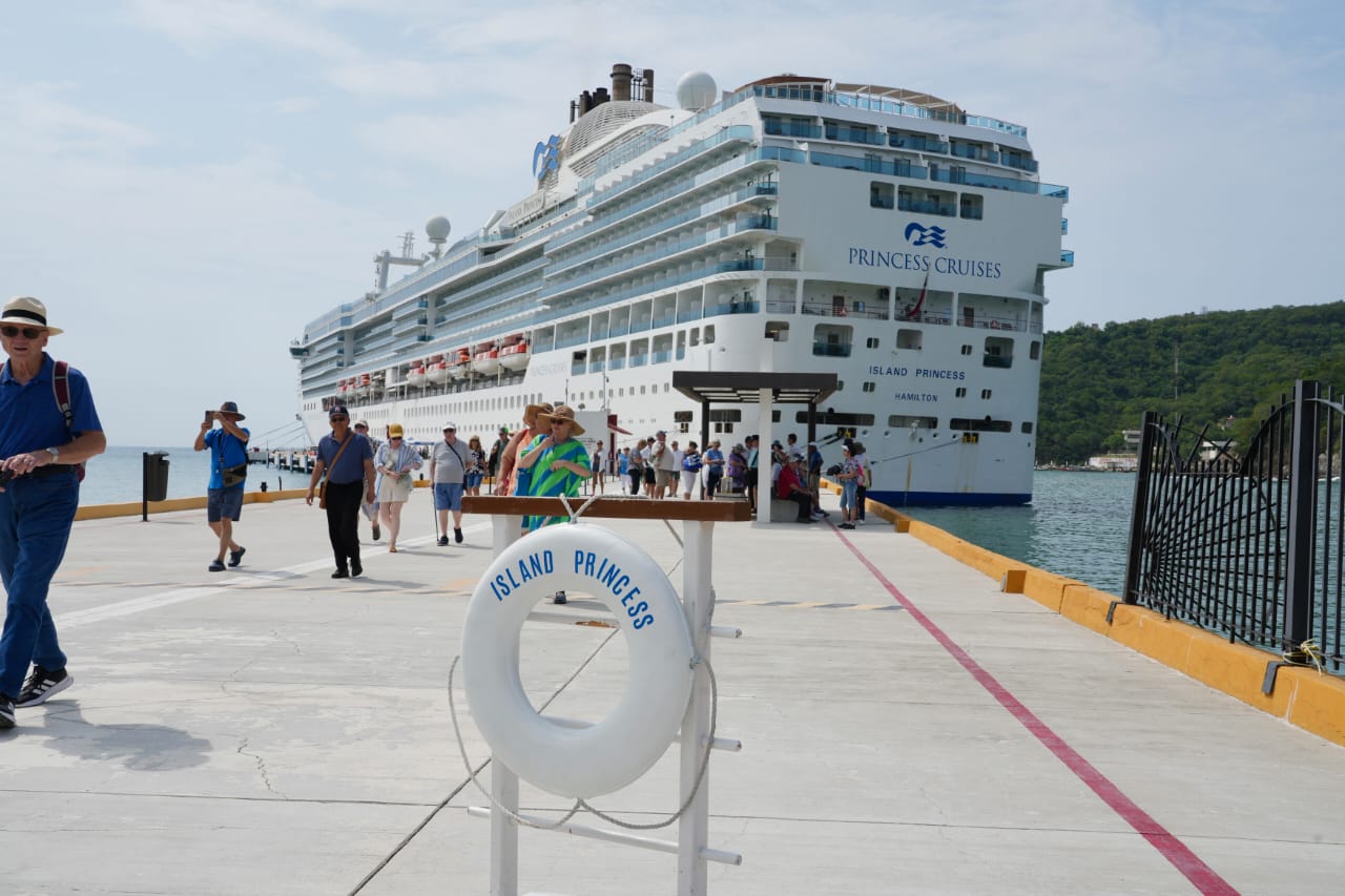 En lo que va de 2025, cruceros generan más de 30 mdp en Bahías de Huatulco: Sectur-Oaxaca