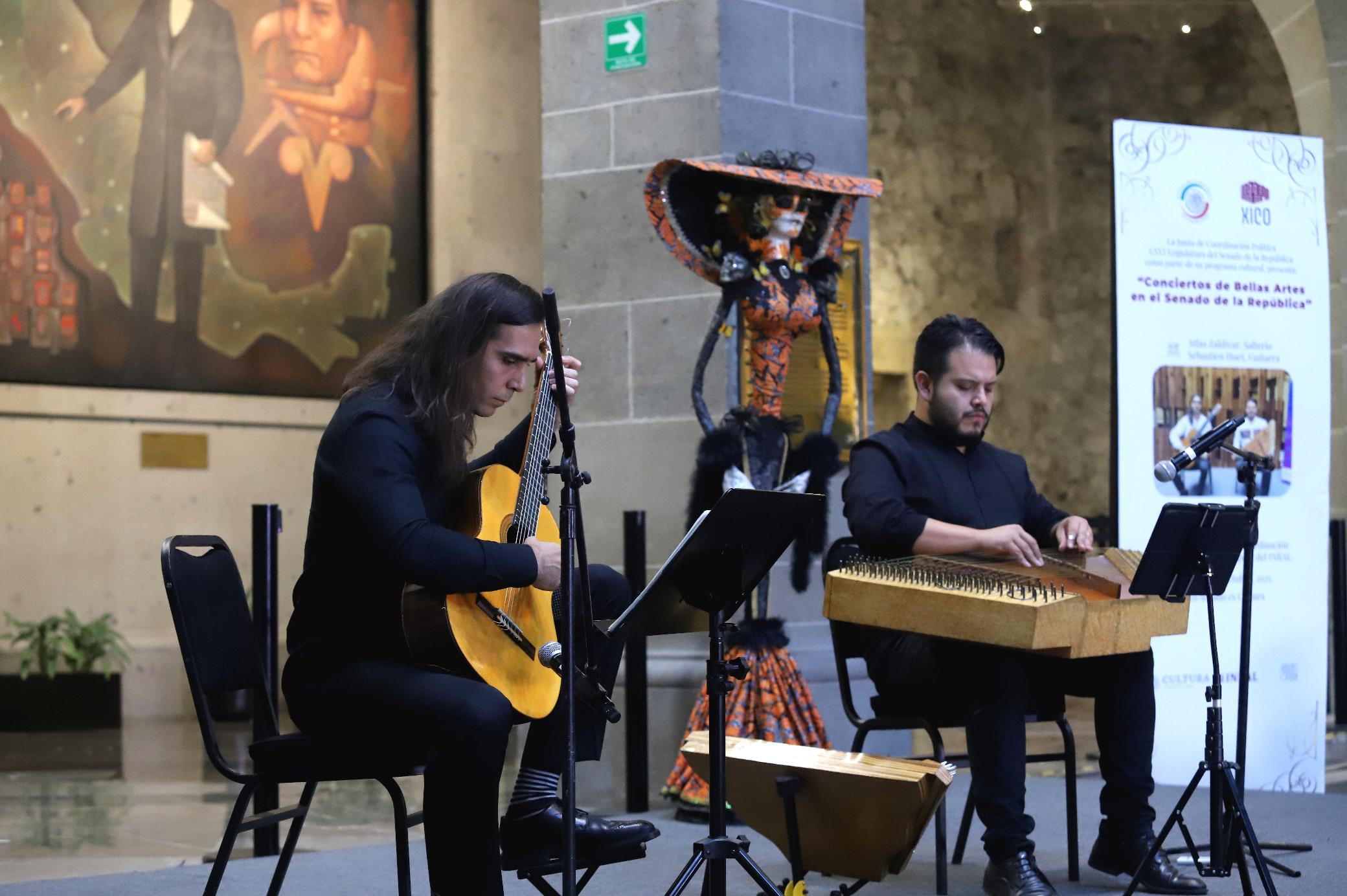 Por primera vez, dueto de Atlas Zaldívar y Sébastien Huet se presentan en la Casona de Xicoténcatl