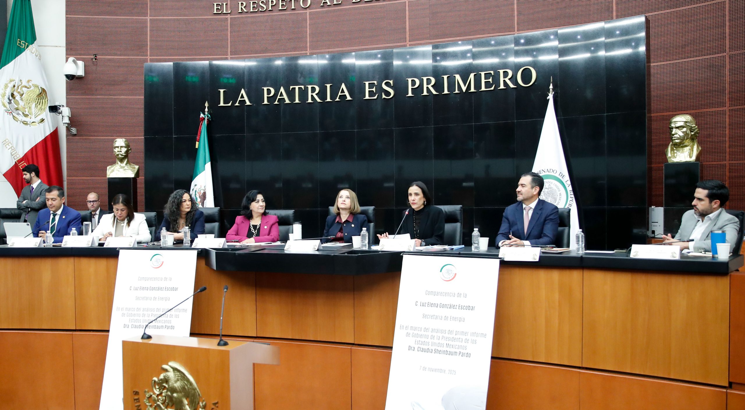 Revisan senadores con funcionaria la política energética de la presidenta Claudia Sheinbaum Pardo