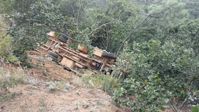 Volcadura de autobùs