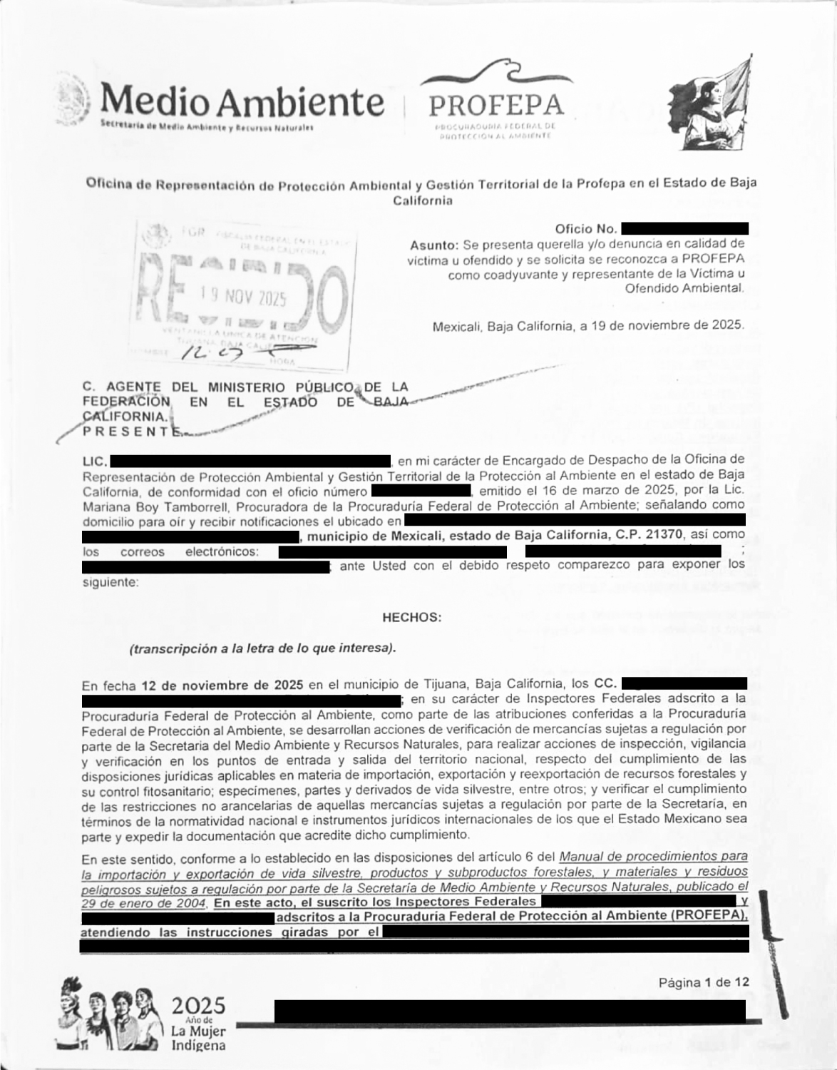 Presenta Profepa denuncia ante la Fiscalía General de la República por tráfico de 774 tortugas