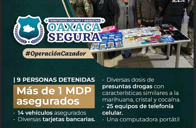 Desarticulan célula criminal