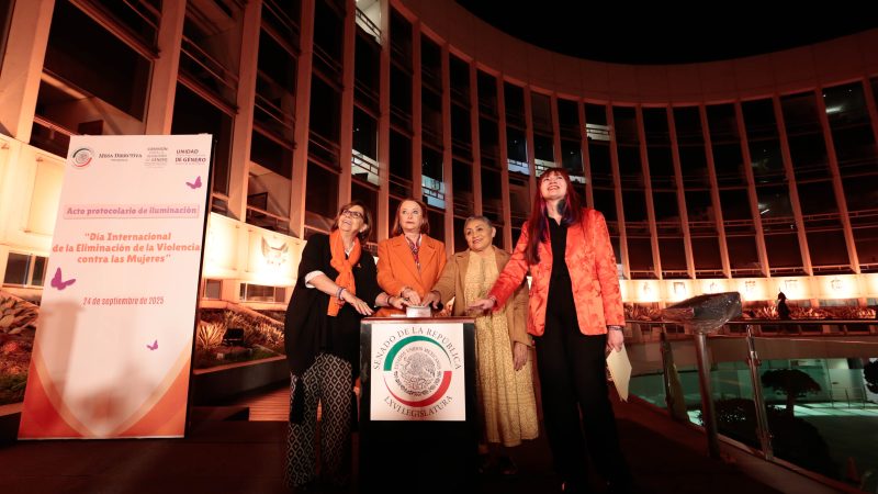 Iluminación color naranja