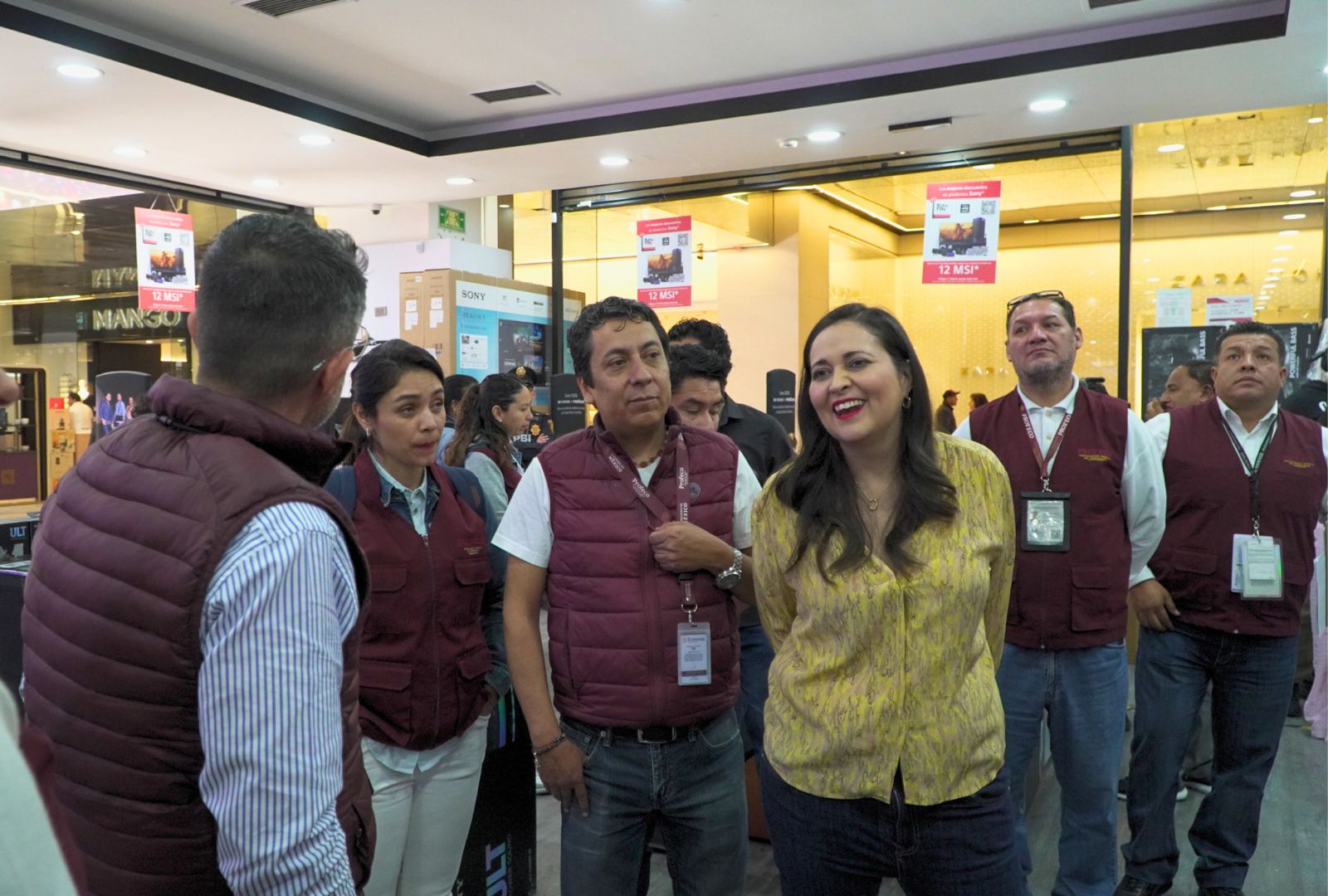 Verifican presidenta de la Comisión de Defensa de los Consumidores y titular de la Profeco precios durante El Buen Fin