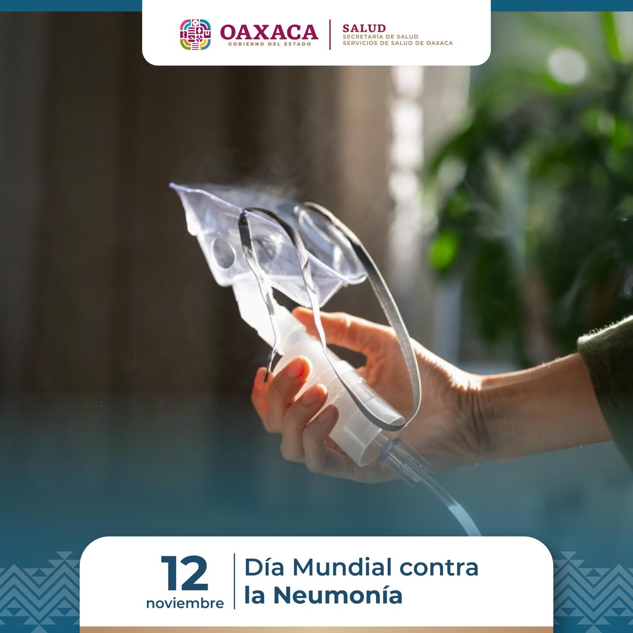 Exhorta Servicios de Salud de Oaxaca a vacunarse de neumococo para prevenir la neumonía