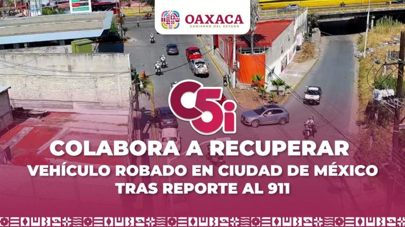 Camioneta con reporte de robo