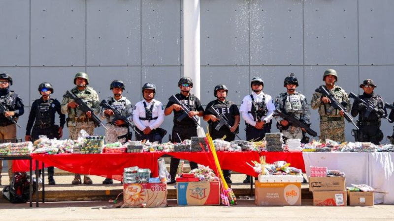 Operativo contra pirotecnia