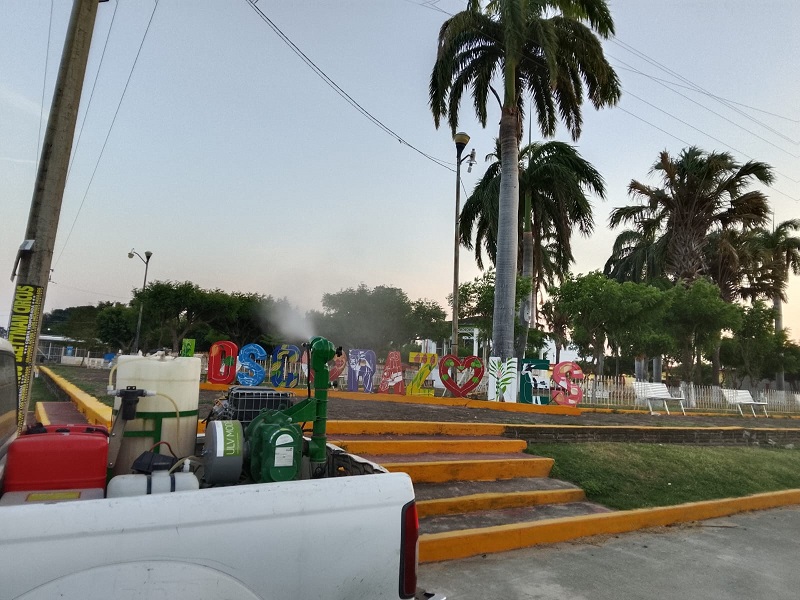 Refuerza Servicios de Salud de Oaxaca acciones de nebulización para prevenir casos de dengue
