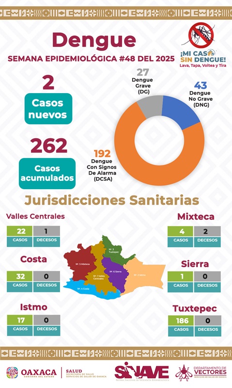 Llaman a reforzar prevención contra el dengue incluso en temporada de frío