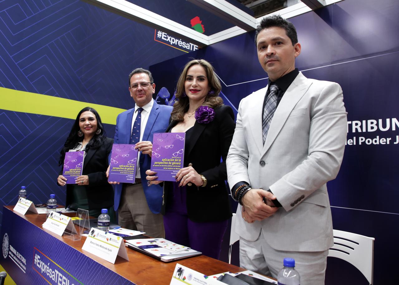 Presentan obras editoriales sobre herramientas jurídicas para el juzgamiento con perspectiva de género en materia electoral