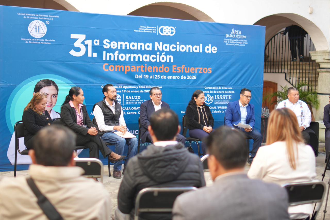 Inicia 31 Semana Nacional “Compartiendo Esfuerzos” para sensibilizar sobre el alcoholismo