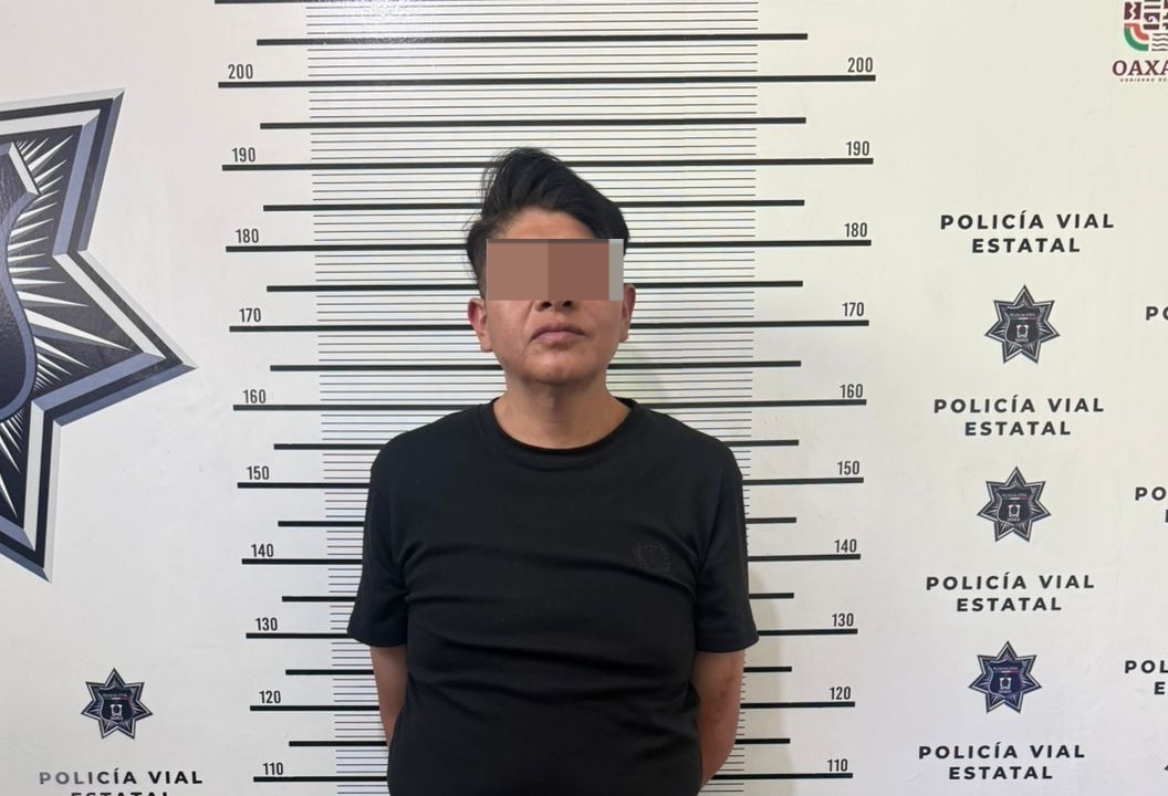 Asegura Policía Vial Estatal a masculino por presunta violencia de género en la capital del estado