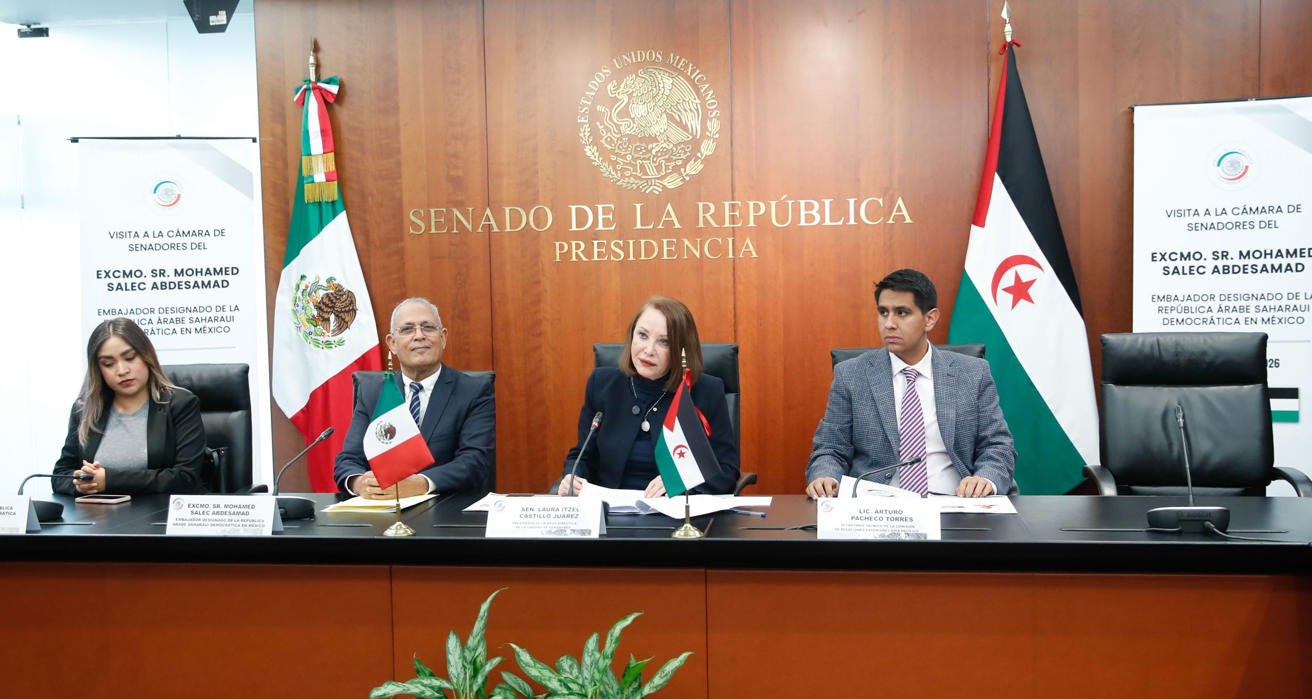 Refuerzan relaciones diplomáticas República Árabe Saharaui y México