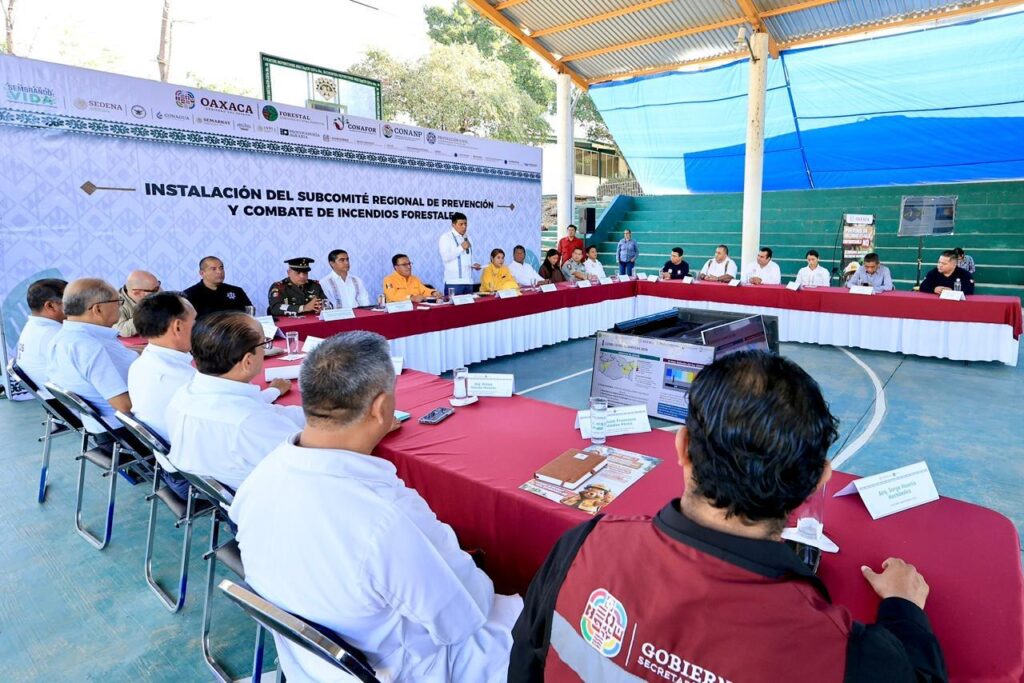 Fortalece Gobierno de Oaxaca atención de incendios forestales en la Costa con Subcomité Regional de Prevención y Combate 2026