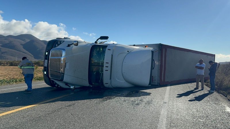 Volcadura de tráiler