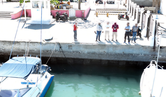 Inspeccionan dársena