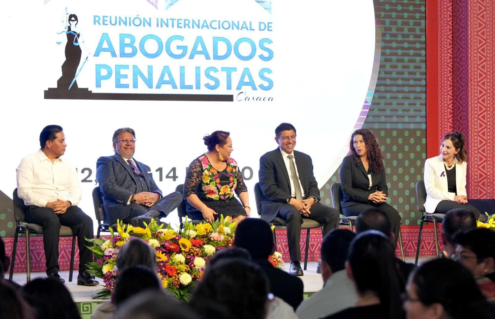 Inauguran XX Reunión Internacional de Abogados Penalistas en Oaxaca