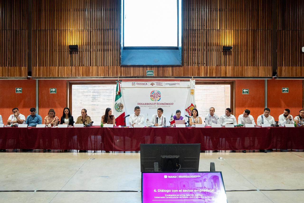 Reitera Gobierno de Oaxaca acompañamiento a sector empresarial e impulso al desarrollo económico
