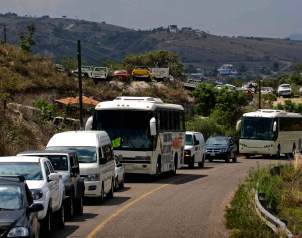 Aspecto de la caravana