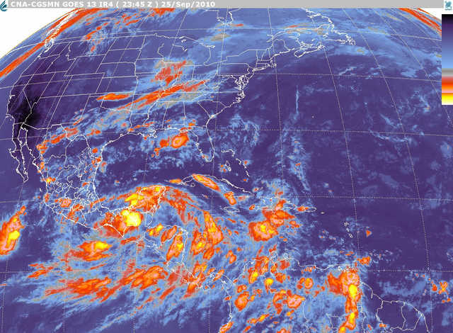 Pronostican tormentas intensas en el Istmo