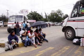 Intransitable, por manifestaciones, Carretera Internacional