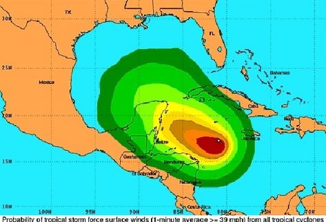 Pronostican fuertes lluvias en Campeche.