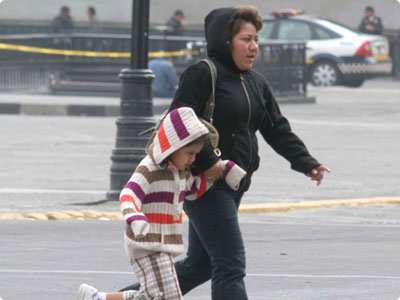 Bajará más la temperatura por frente frío número seis