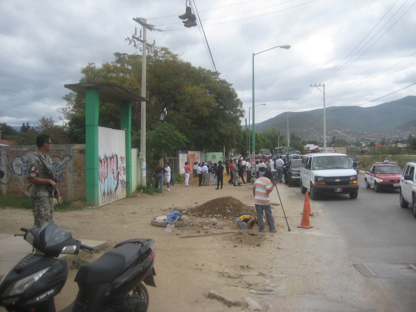 Realizan reconstrucción de la ejecución del líder del MULT, a casi un mes del crimen
