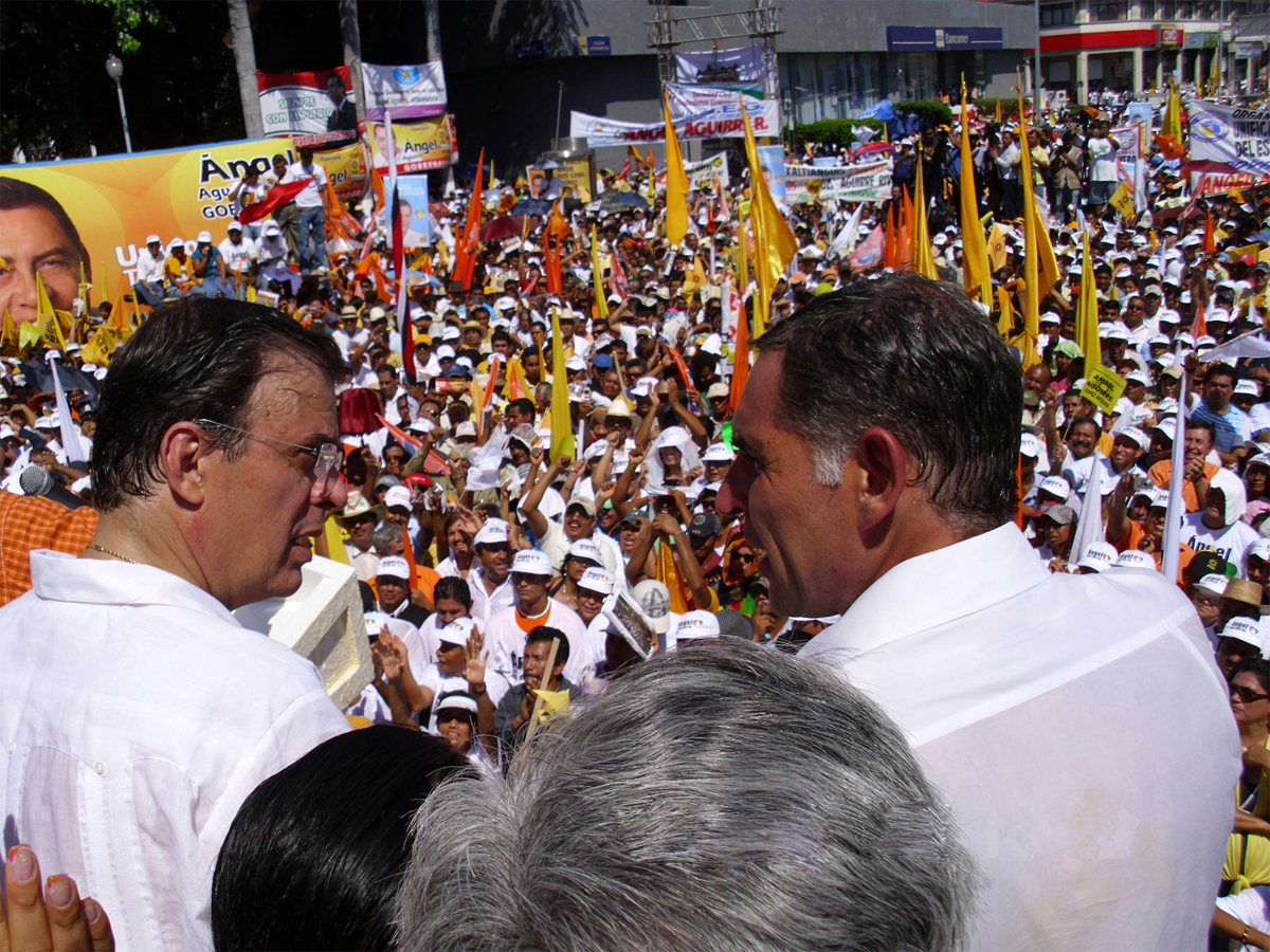 Cué y Ebrard apoyan al candidato de la coalición “Guerrero nos Une”: Ángel Aguirre