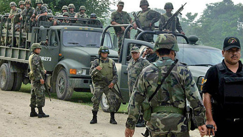 Catea Ejército instalaciones de empresa de seguridad