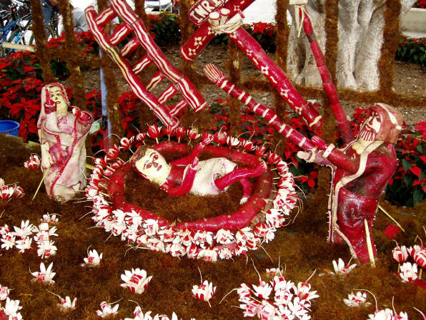 Todo listo para celebrar la tradicional “Noche de Rábanos” en Oaxaca